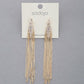 Women's Sodajo Crystal Metal Chain Dangle Earring