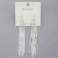 Women's Sodajo Crystal Metal Chain Dangle Earring