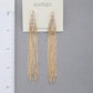 Women's Sodajo Crystal Metal Chain Dangle Earring
