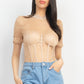 Women's Floral Lace Corset Keyhole Bodysuit