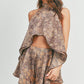 Women's Halter Top Short Set