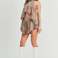 Women's Halter Top Short Set