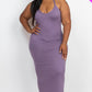 Women's Plus Racer Back Maxi Dress