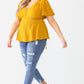 Women's Plus Tie Detail Flare Top