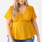 Women's Plus Tie Detail Flare Top