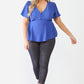 Women's Plus Tie Detail Flare Top (2X & 3X Only)