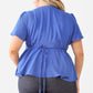 Women's Plus Tie Detail Flare Top (2X & 3X Only)