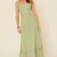 Women's Sheer, Chiffon Floral Lace Maxi Dress