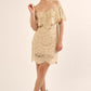 Women's Lace, Woven Mini Dress