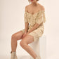 Women's Lace, Woven Mini Dress