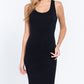 Women's Racerback Sleeveless Midi Dress