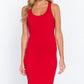 Women's Racerback Sleeveless Midi Dress