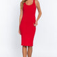Women's Racerback Sleeveless Midi Dress