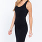 Women's Racerback Sleeveless Midi Dress