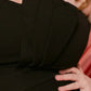Women's Plus Pleated Tube Top High Split Plus Maxi Dress