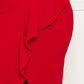 Women's Pleated Detail Tube Top Plus Maxi Dress