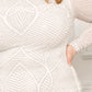 Women's Patterned Sparkling Rhinestone Plus Size Maxi Dress