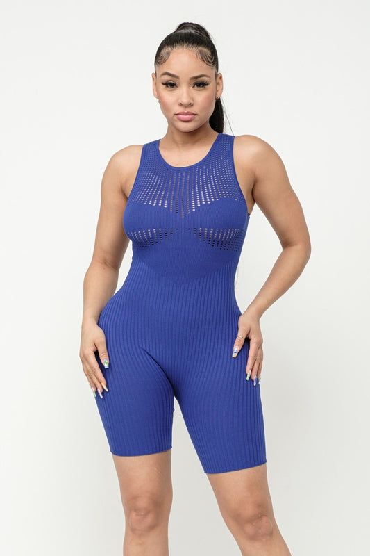 Women's Poinetlle Stitch Romper