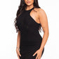 Women's Varigated Rib Sleeveless Dress