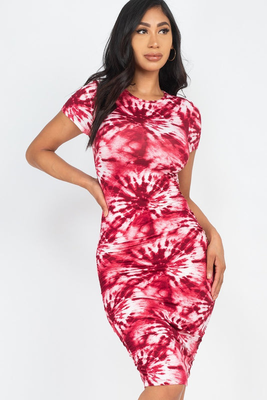 Women's Tie-dye Printed Dress
