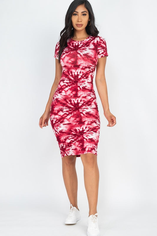 Women's Tie-dye Printed Dress