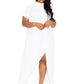 Women's Mock Neck Back Cape Dress