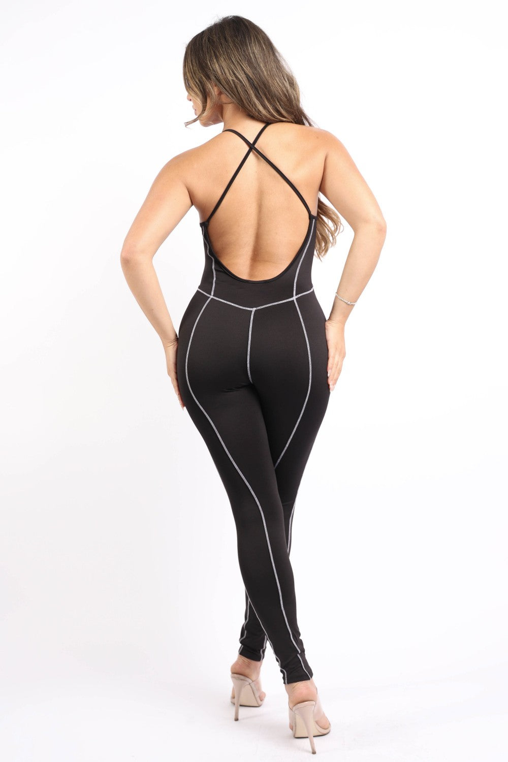 Women's Overlock Line Jumpsuit