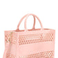 Women's Smooth Vented Design Handle Tote