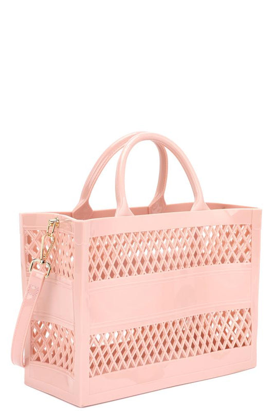 Women's Smooth Vented Design Handle Tote