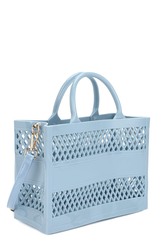 Women's Smooth Vented Design Handle Tote
