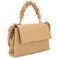Women's Smooth Pattern Wrinkle Handle Crossbody Bag