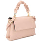 Women's Smooth Pattern Wrinkle Handle Crossbody Bag