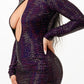 Women's Evening Dress with Unbalanced Skirt (M & L Only)