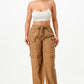 Women's Solid Corduroy Cargo Pants (M, L & XL Only)