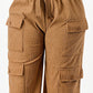 Women's Solid Corduroy Cargo Pants (M, L & XL Only)