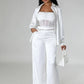 Women's Tunic Top Two Piece Set