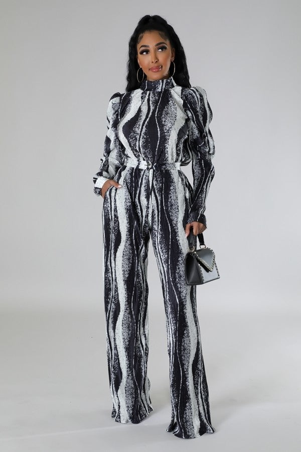 Women's Non-stretch Two-piece Set