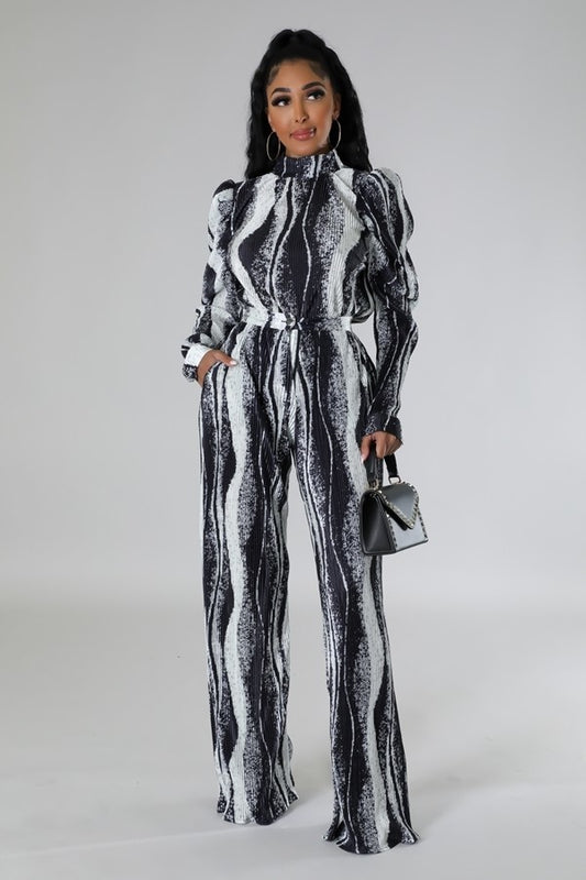 Women's Non-stretch Two-piece Set