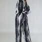 Women's Non-stretch Two-piece Set