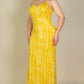 Women's Plus Size Tie Dye Printed Cami Bodycon Maxi Dress