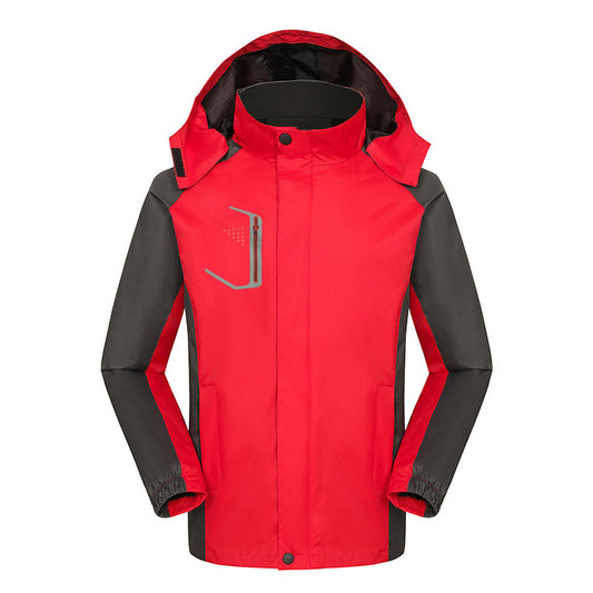 Outdoor Single Layer Waterproof Raincoat Windproof Breathable Jacket