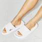 Women's MM Arms Around Me Open Toe Slide in White