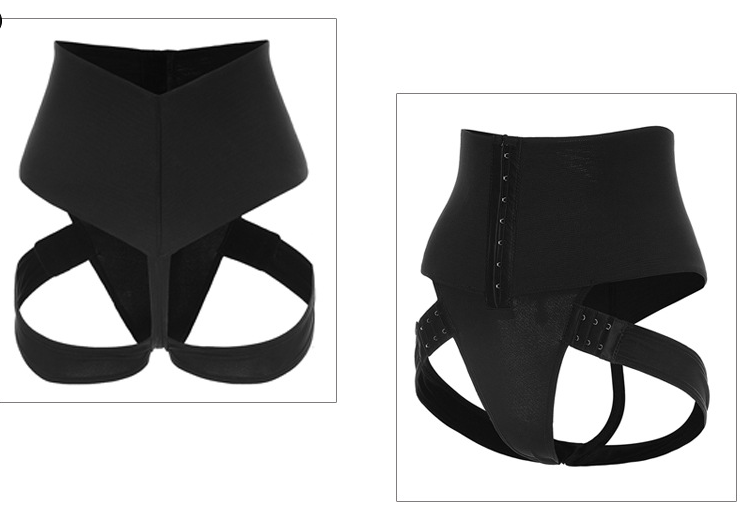 Breasted High Elastic Rubber Middle Waist Belly Lift