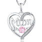 Women's S925 Silver Pulsatile Heart Mother's Day Gift Birthstones Smart Pendant