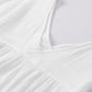 Women's Dropped Shoulder V-Neck Blouse