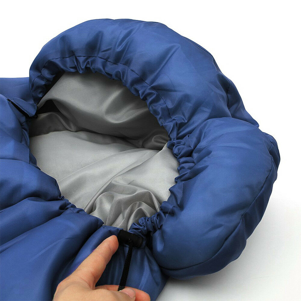 Unisex Waterproof 210x75CM Sleeping Bag Single Person for Outdoor Hiking Camping Warm Soft with Home Suit Case