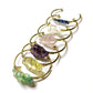 Explosive Natural Crystal Rough Stone Gold Winding Unshaped Bracelet Jewelry Crystal Bracelet