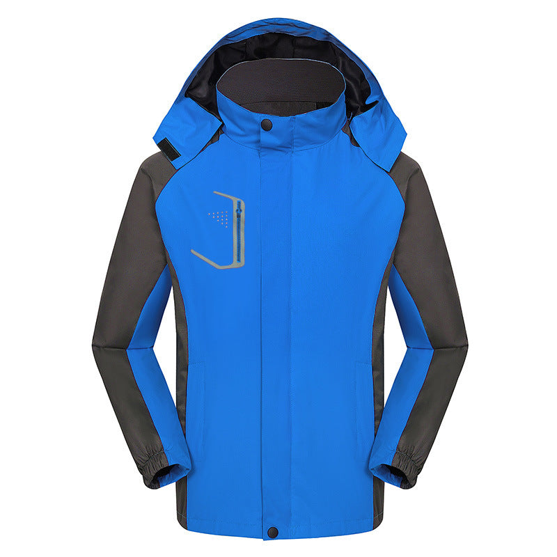 Outdoor Single Layer Waterproof Raincoat Windproof Breathable Jacket
