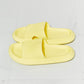 Women's MMShoes Arms Around Me Open Toe Slide in Yellow