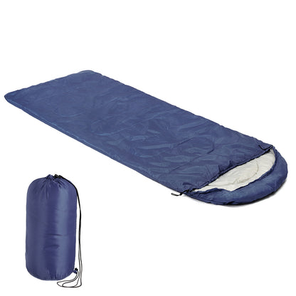 Unisex Waterproof 210x75CM Sleeping Bag Single Person for Outdoor Hiking Camping Warm Soft with Home Suit Case